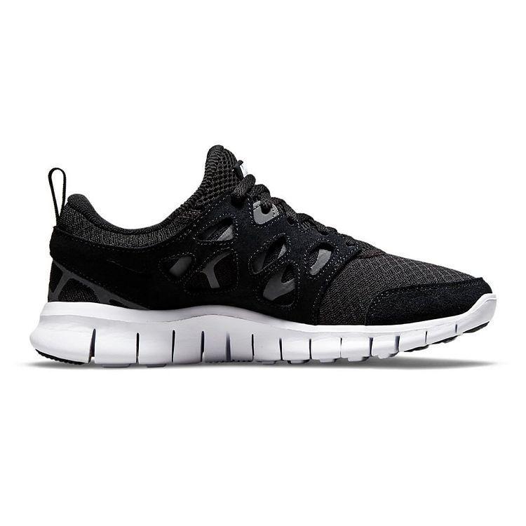 Nike Free Run 2 GS Black White Kids Sneakers Dark-Grey DD0163-004