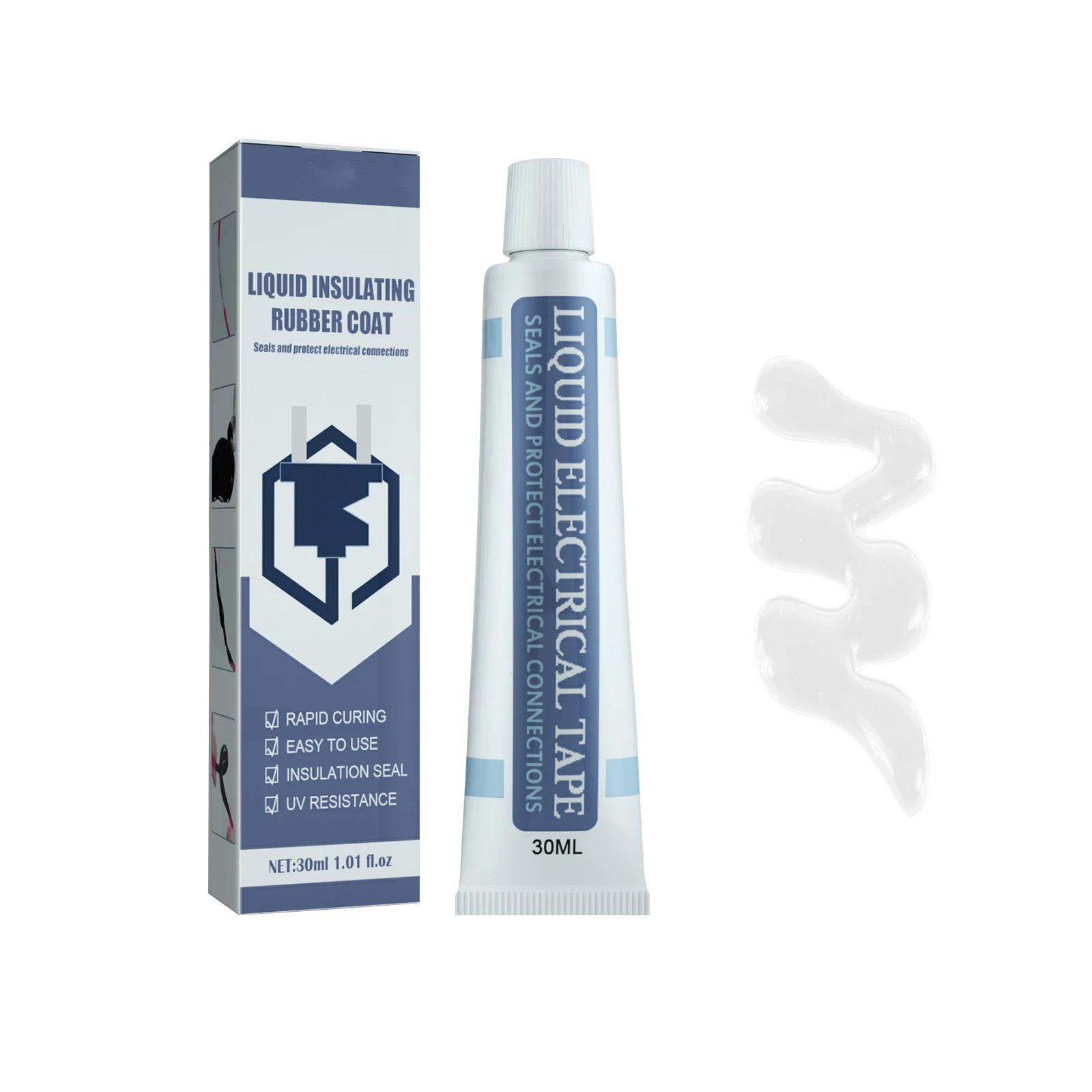 

30 мл/50 мл жидкая изоляционная лента для ремонта резиновых электрических проводов, кабельных покрытий, фиксирующий клей, широкий ассортимент жидкой изоляционной пасты