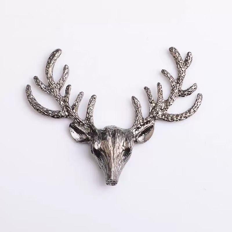 Men's Hip Hop Necklace Deer Pendant - Punk Vintage Street Couple Accessories - Cool Fashion Jewelry for Men and Women