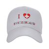 New Summer I Love Switzerland  Baseball Cap  Outdoor Sports Casual Print Sun Trucker Hat Unisex Adult Adjustable Baseball Caps