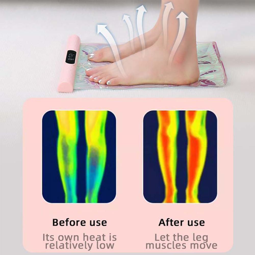 EMS Foot Massager Pad Microcurrents Foot Acupoint Massage for Muscle Stimulation Improve Blood Circulation Relief Fatigue