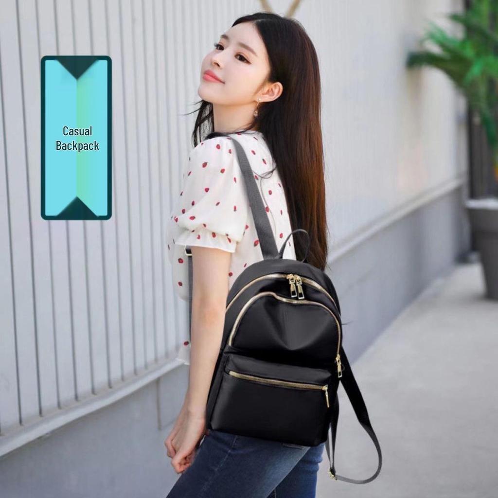 Trendiger Vielseitiger Rucksack im Koreanischen Stil für Damen: Großes Fassungsvermögen, Wasserdicht, Reise- & Wickeltasche