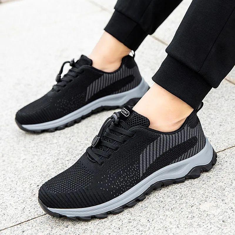 Shoes Women's 2025 New Spring and Autumn Walking Women's Soft Soles Are Not Tired Feet Middle-aged and Elderly Walking Shoes Breathable Mesh Mot