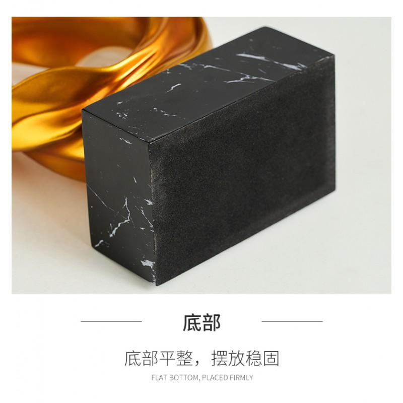 Abstract Flame Art Resin Sculpture Decor Living Room Office Study Entryway TV Cabinet Modern Home Decoration