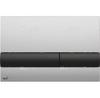 Flush Plate Alcaplast M1712-8 Matte Chrome Black