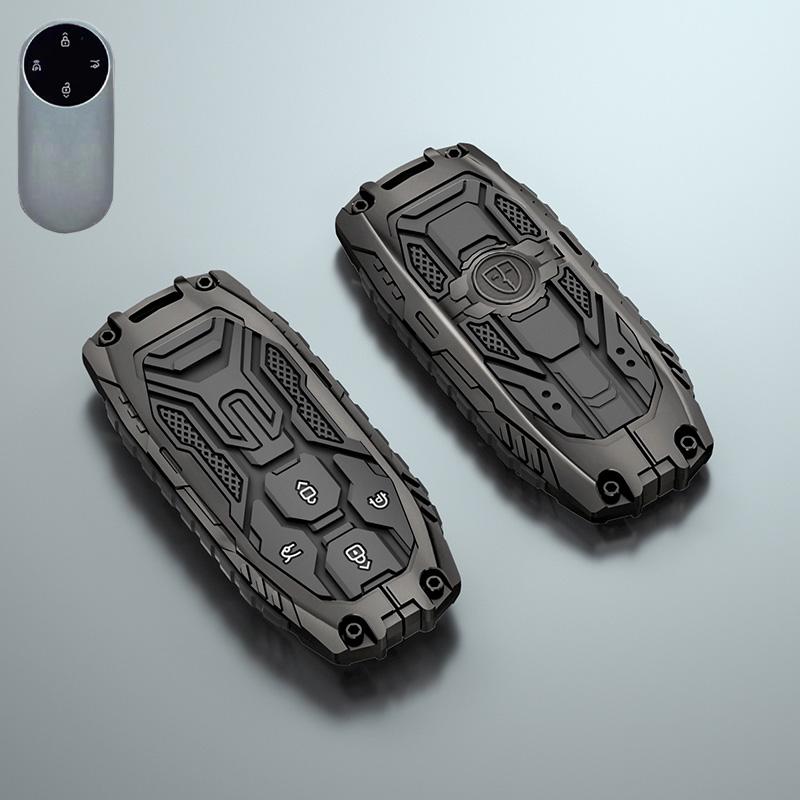 

Styling Mouldings For Aito M9 2024 Zinc Alloy Key Cover Keychain Key Case for Car Accessories