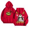 Women's Fashion Lightweight Long Sleeve Pullover With Pockets Rugby Print Hoodie