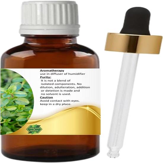 Levenmooi Thyme (Thymus vulgaris) Pure & Natural Therapeutic Grade Essential Oil Glass