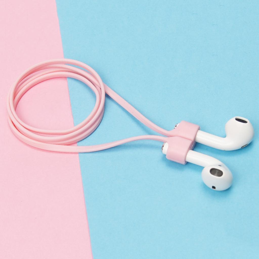 Magnetic Silicone Hanging Neck Headphone- Rope Anti-Lost Strap for Pro Headsets Sport Tether Straps