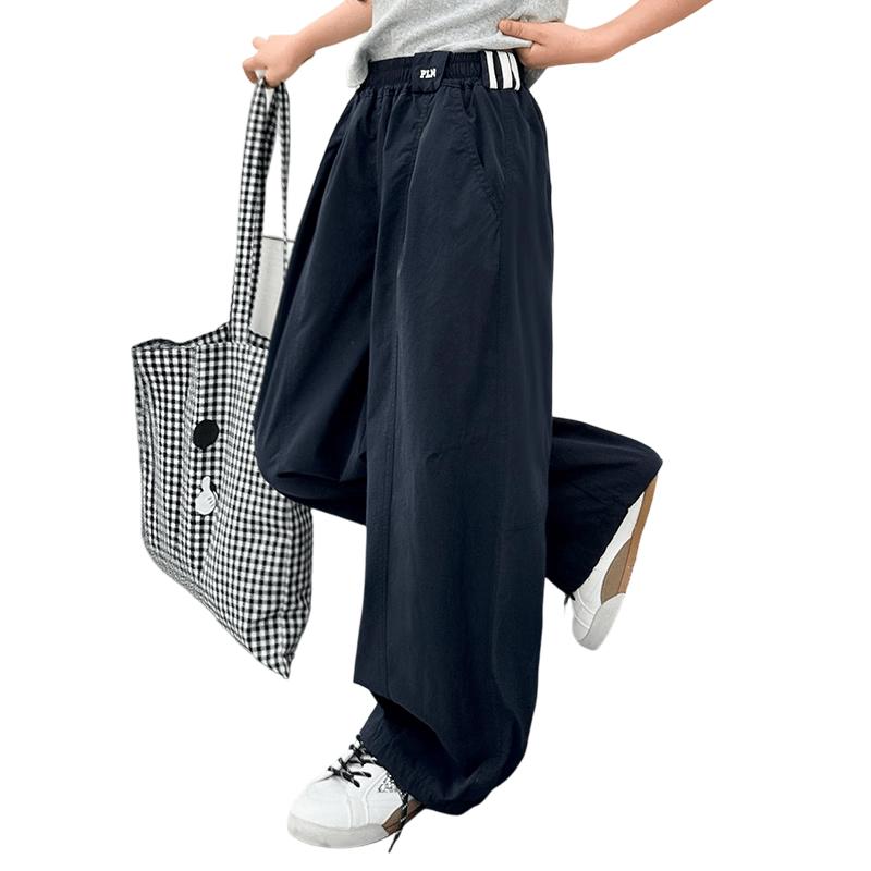 Fuluomi Girls  Summer Wide-Leg Cargo Pants 150