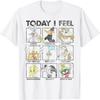 Looney Tunes Today I Feel Distressed Character Box Ups T-Shirt