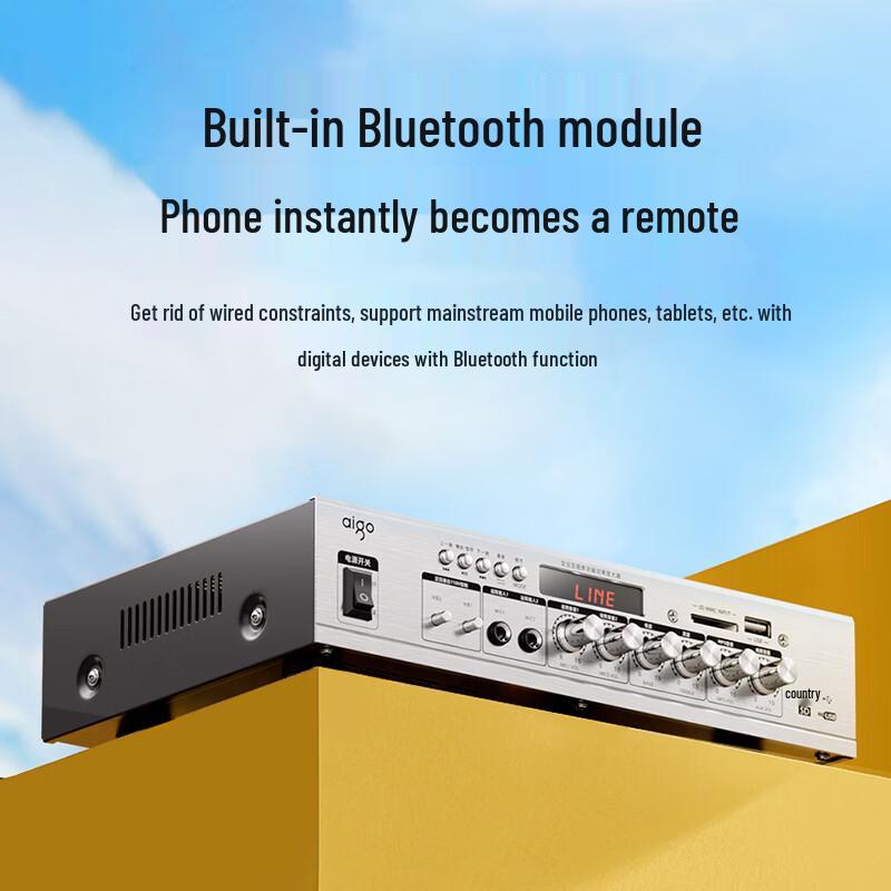 Aigo X131 5.5-inch Bluetooth Ceiling Speaker System CN Plug (adapter Included)