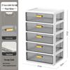 Multi-layer Desktop Organizer: Drawer-Type Storage Box for Office Supplies, Stationery, and Cosmetics