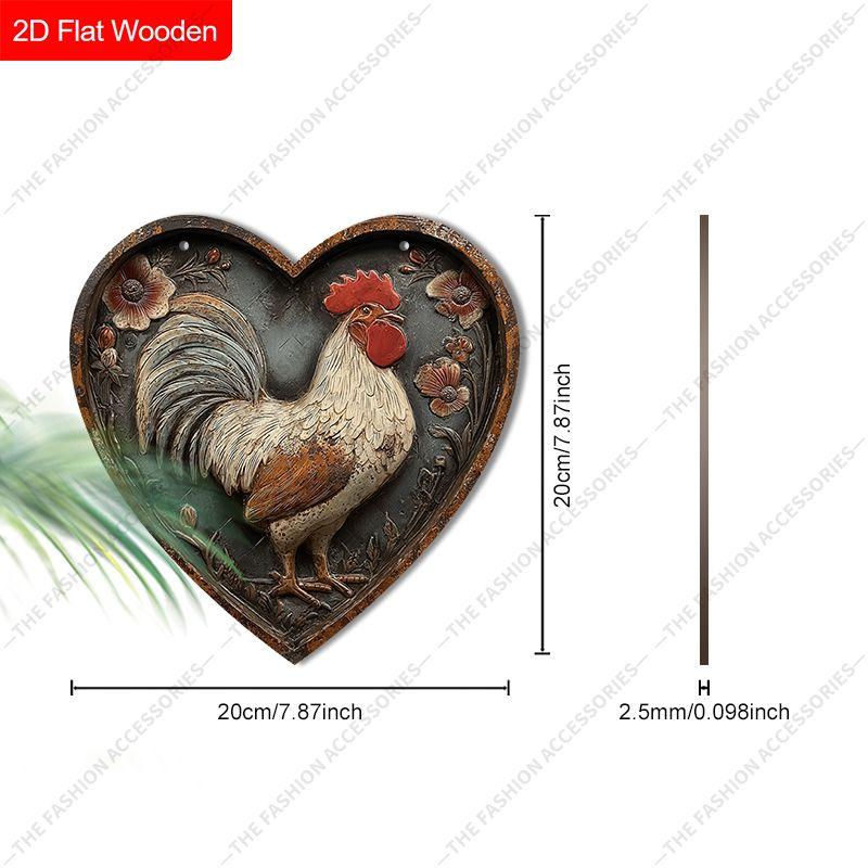 2D Flat Wooden Hanging Decorative Signs, Family Wall or Door Decoration, Garden Decoration, Housewarming Gifts for Friends