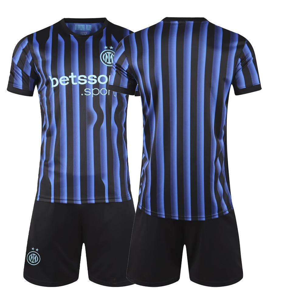 Football training jersey 2526 Inter Milan home jersey No. 10 Lautaro children s adult football jersey set cross 16