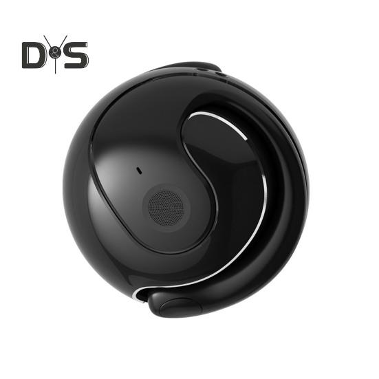 

1 комплект Bluetooth-совместимых наушников с силиконовым ремешком для подвешивания, беспроводные водонепроницаемые стереонаушники с мощными звуковыми эффектами для тренировок чёрный