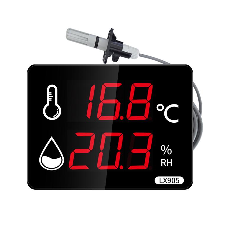 Termometru digital Higrometru de cameră cu ecran LED Contor de temperatură pentru umiditatea casei