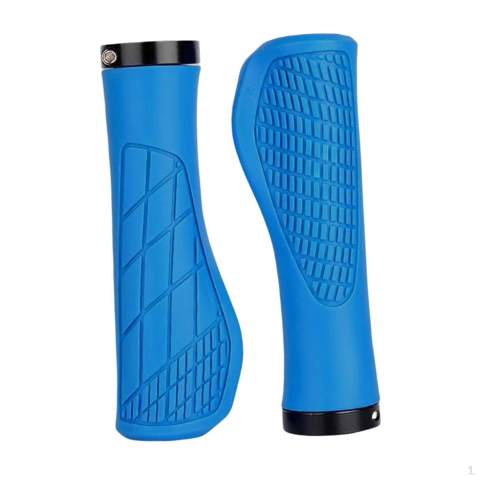 Bicycle Handlebar Grips for Optimal Performance Blue