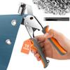 Grommet Tool Kit with Eyelet IMLIKE Grommet Handheld Puncher Tool Kit with Eyelet Hole Punch Pliers Set for Banner Maker Machine with 500pcs Inch