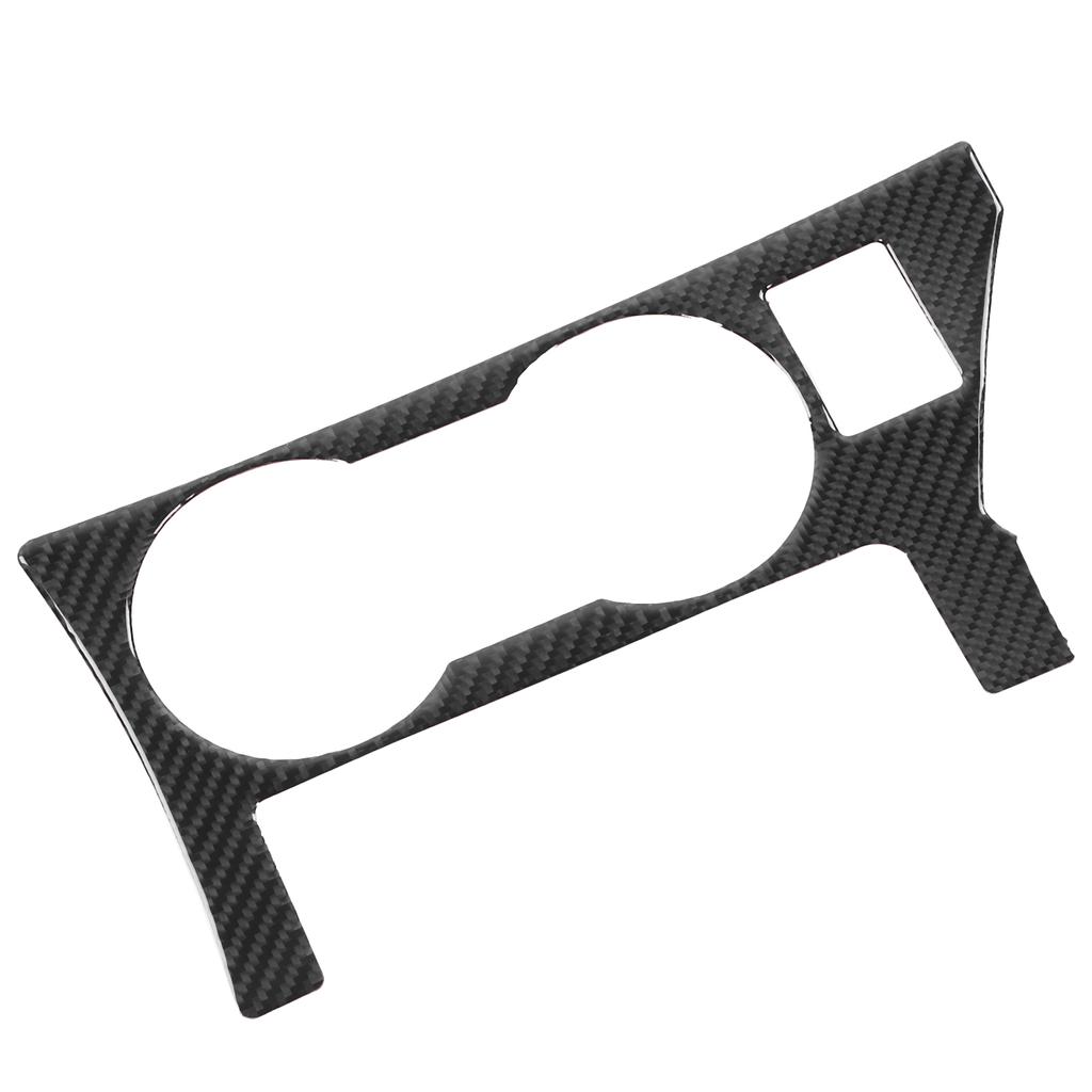 Water Cup Holder Panel Sticker Trim Soft Carbon Fiber Decors Fit for Corolla 2014 2018