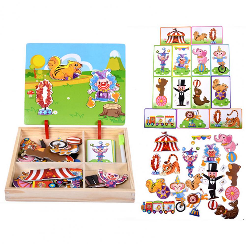 

Vehicle Puzzle Board Game Educational Magnetic Block Puzzle Board Game For Logic Thinking Training With Facial Feature Vehicle