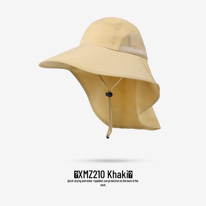 Unisex Summer Fishing Hat with Large Brim and Detachable Top