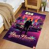 Grand Theft Auto Textfeld Teppich Perfekt für Wohnheim Arbeitszimmer Balkon Außenbereich Rutschfester Teppich Büro Heimdekoration Geburtstag/Weihnachtsgeschenk
