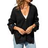 Women Oversized Button Down Cardigan Knitted Long Sleeve Open Front Sweater with Pockets Casual Fall Outerwear Coat