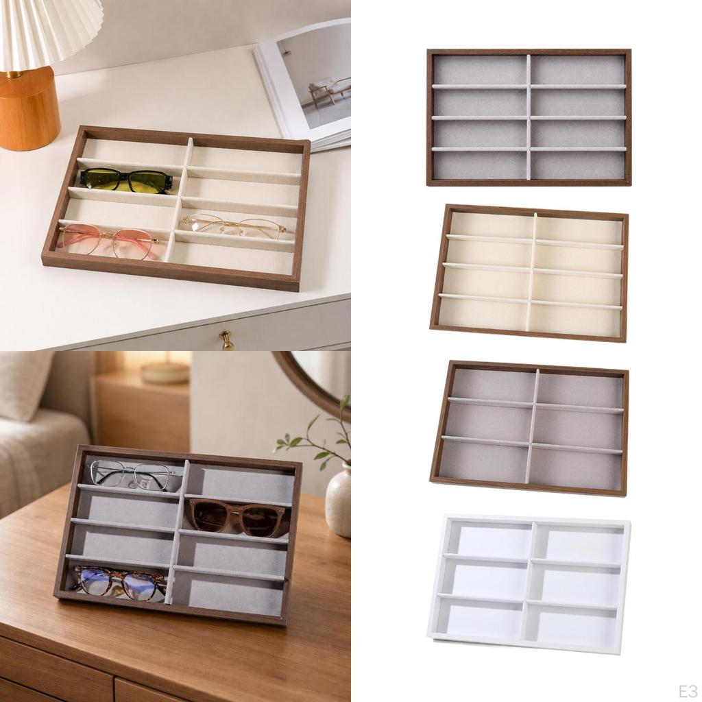 Display Tray for Glasses, Jewelry Organizer, Sunglasses Storage Case, Organizer Shop,