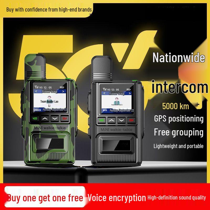 National Ultra-Thin Walkie-Talkie with Unlimited Range for Construction Sites