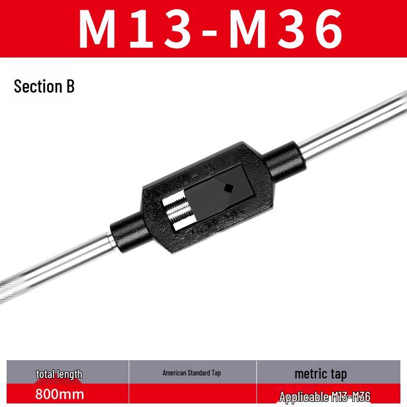 Feingewinde Handgewindebohrer M8-M20 Satz (5 Stücke)