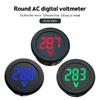 AC 30-500V DC 4-100V LED Digital Display Circular Voltmeter DC Digital Voltmeter Head Display Reverse Connection Protection