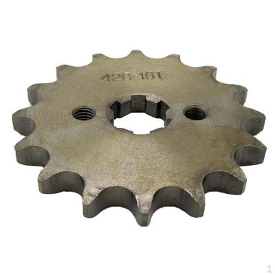 Piñón delantero de 16T, paso 42, para motocicleta todoterreno, ciclomotor, eje de 17 mm