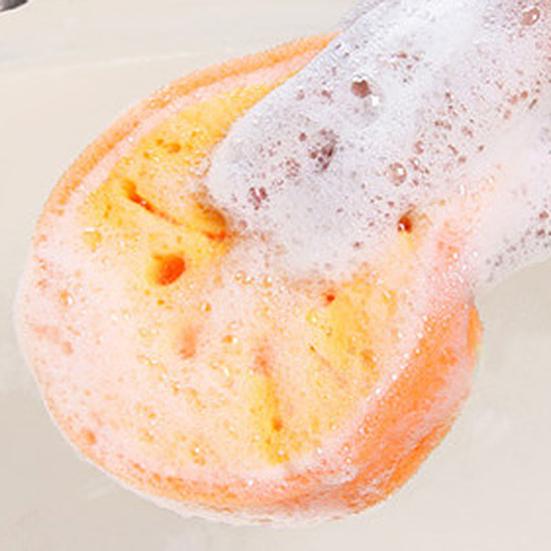 Fruit Shape Strong Cleaning Water Absorbent Sponge Cloth Pan Dish Washing