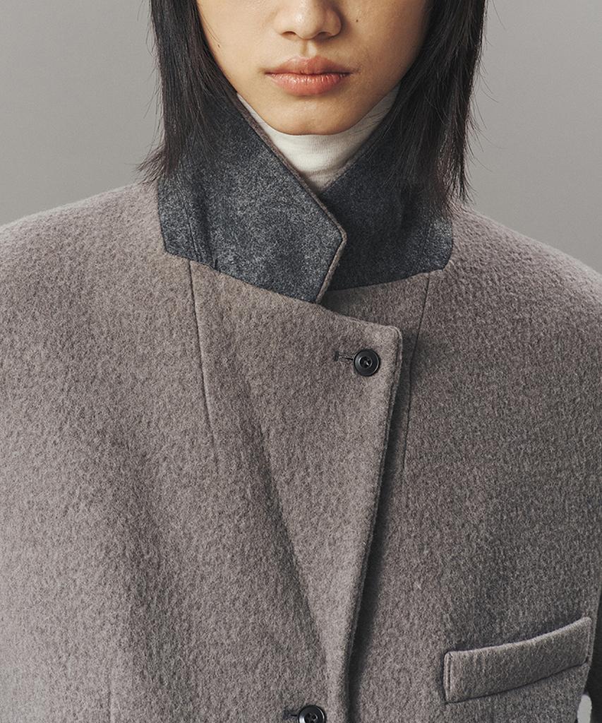 Ahwe Wool Tailored Jacket_Gray