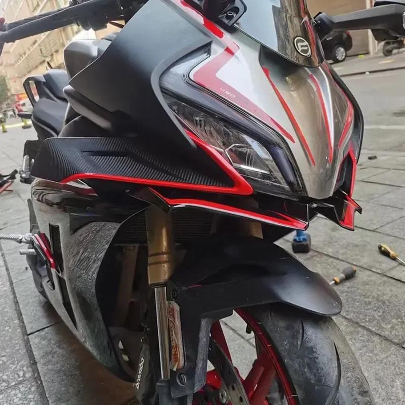 For CFMOTO 450SR 450 SR 2022 2023 450sr Motorcycle Mirrors Front Fairing Winglets Aerodynamic Wing Side Wings Spoiler Fairing