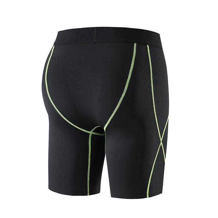 Men's Elastic Basketball Compression Shorts - Quick-Drying, Breathable Fitness & Running Tights
