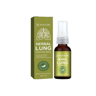 Čistenie dychu Bylinný čistiaci sprej na telo Prirodzene čistí a detoxikuje Kašeľ a znižuje hlieny 30 ml