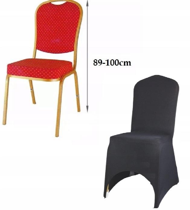 Banquet Chair Cover Black Premium Top