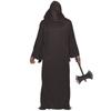 Halloween costume grim black robed warrior ospaly prop costume