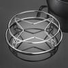 Double Layer Pot Rack Heat-Resistant Strong Load-bearing Hollow Design Multipurpose Pot Holder Stainless Steel Steaming Rack