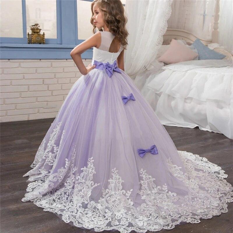 Girls Lace Long Tailing Bridesmaid Kids Dresses for Teens Girls Elegant White Party Dress Kids Evening Wedding Formal Prom Gown buy at low prices in the Joom online store Girls Lace Long Tailing Bridesmaid Kids Dresses for Teens Girls Elegant White Party Dress Kids Evening Wedding Formal Prom Gown buy at low prices in the Joom online store