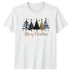 Merry Christmas Holiday Christmas Trees Unisexs Unisexs Graphic Tee