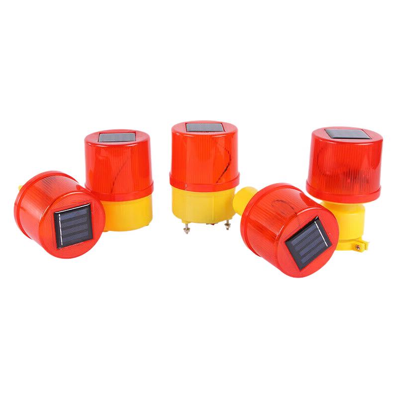 Solar Powered LED Traffic Warning Light