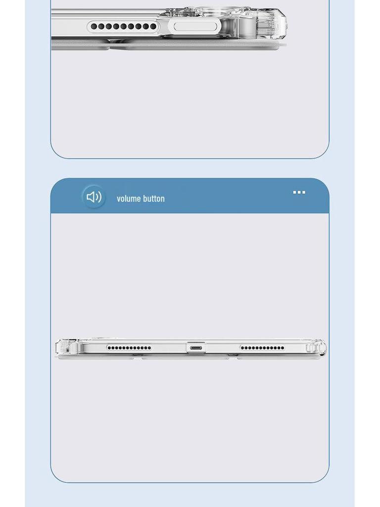 iPad 10.2/iPad 2022/Air 5 Tablet 11-inch Acrylic Anti-Bending Protective Case