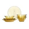 PYREX Shiny Crystal 8-Piece Glass Dinnerware Set