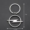 3D Metall Auto Logo Abzeichen Schlüsselanhänger Ringe Für Opel Astra H G J Insignia Mokka Zafira Corsa OPC Vectra Emblem Schlüsselanhänger Zubehör