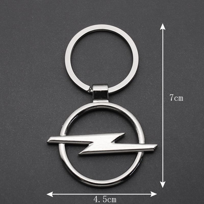 3D Metall Auto Logo Abzeichen Schlüsselanhänger Ringe Für Opel Astra H G J Insignia Mokka Zafira Corsa OPC Vectra Emblem Schlüsselanhänger Zubehör