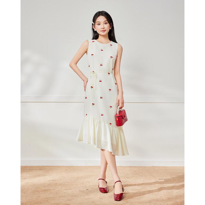 IEF Women's French Sweet Sleeveless Midi Dress