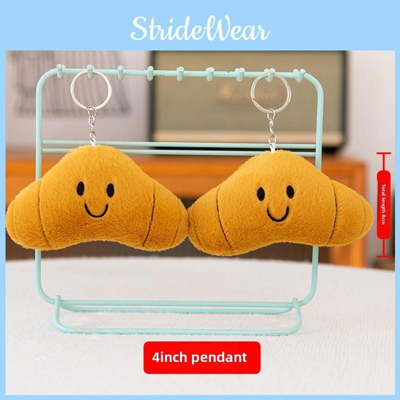 Sandwich Food Miniature Plush Keychain Doll Soft Stuffed Toy For Pendant Kids